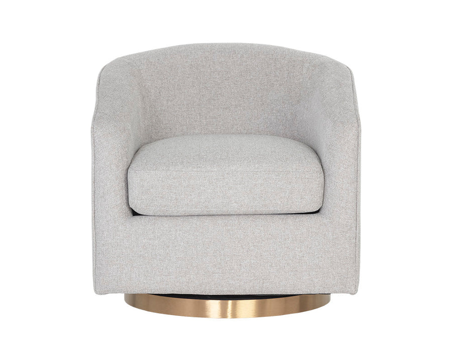 Hazel Swivel Lounge | Lounge Chair | Derrick Details