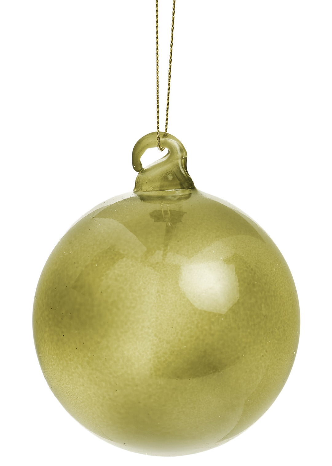 Glass Olive Ornament