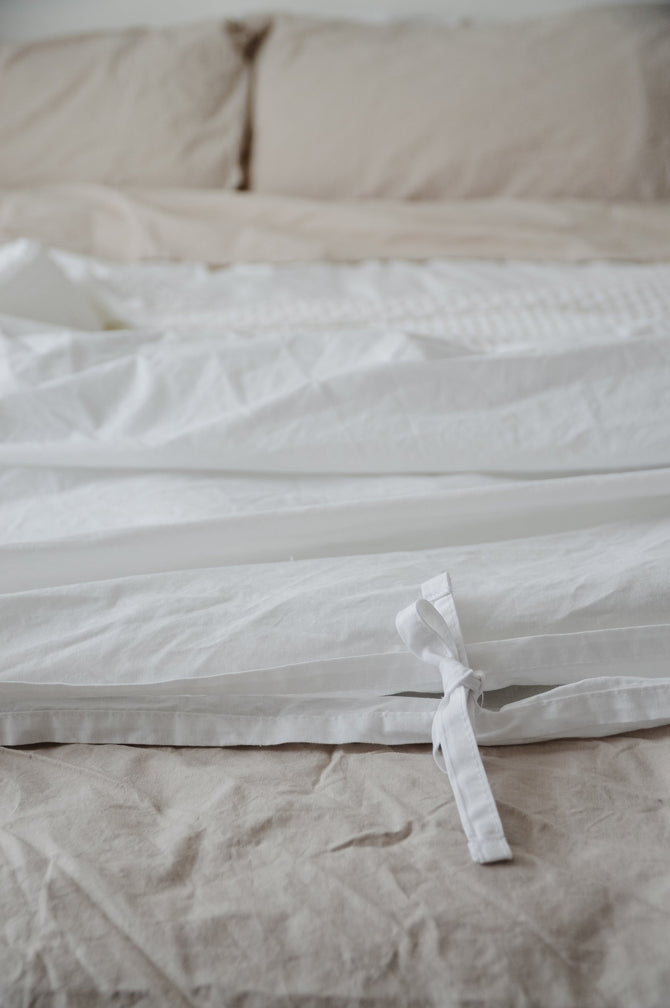 Turkish Cotton Duvet Cover | Bedding | Derrick Details