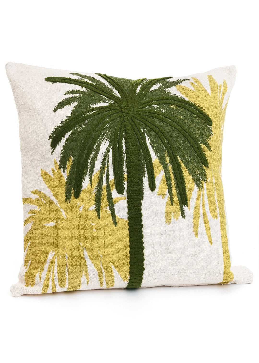 Green Palm Pillow | | Derrick Details