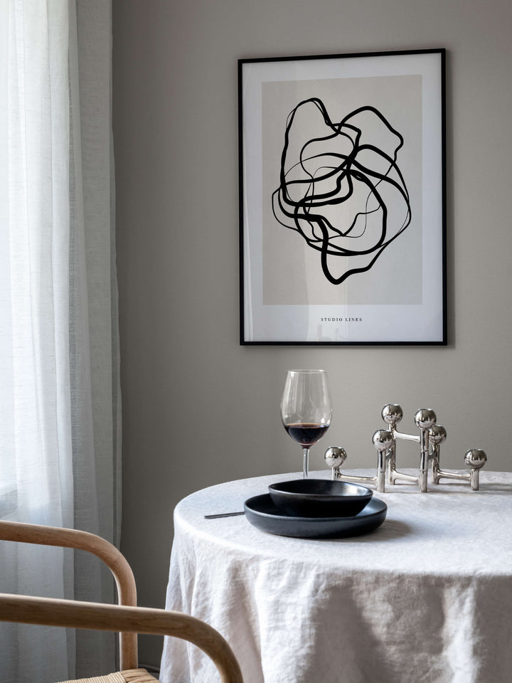 Studio Lines Art Print | Art Print | Derrick Details