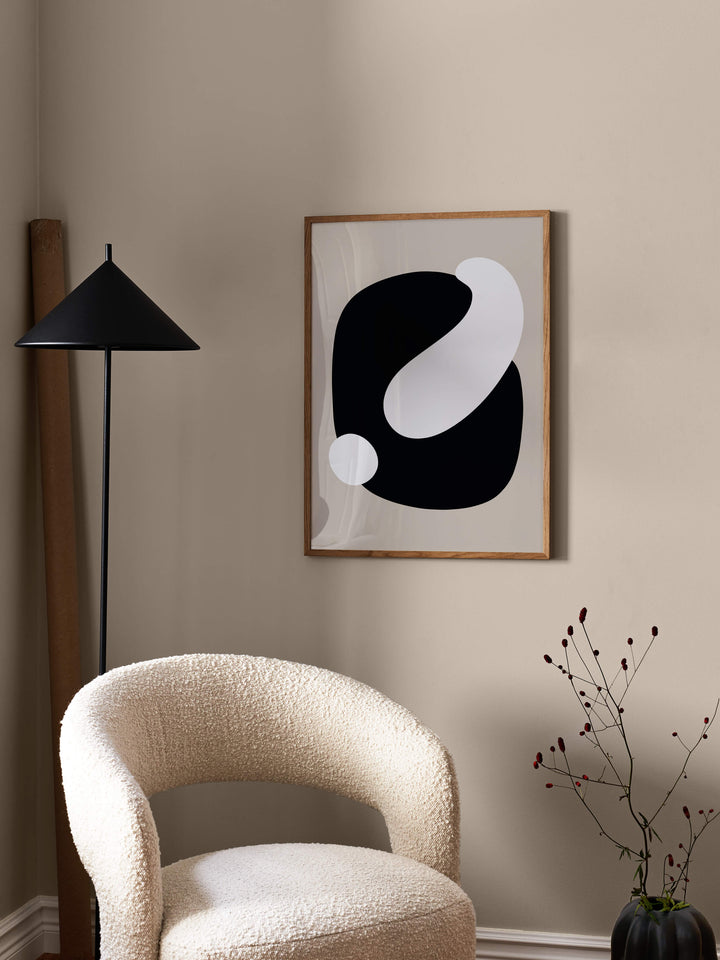 Soft Shapes One Art Print | Art Print | Derrick Details