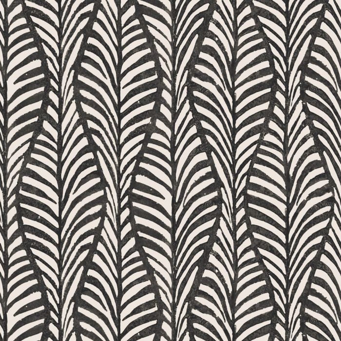 Block Print Leaves Peel & Stick Wallpaper | Wallpaper | Derrick Details