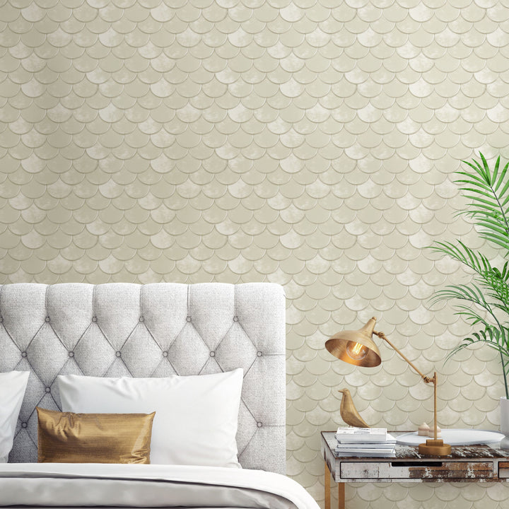 Brass Belly Peel & Stick Wallpaper | Wallpaper | Derrick Details