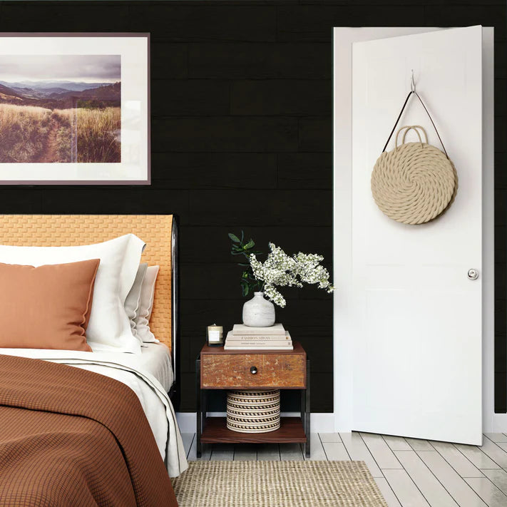 Espresso Wood Wallpaper | Wallpaper | Derrick Details