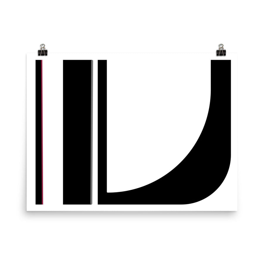 Straight Curved Art Print | Art Print | Derrick Details