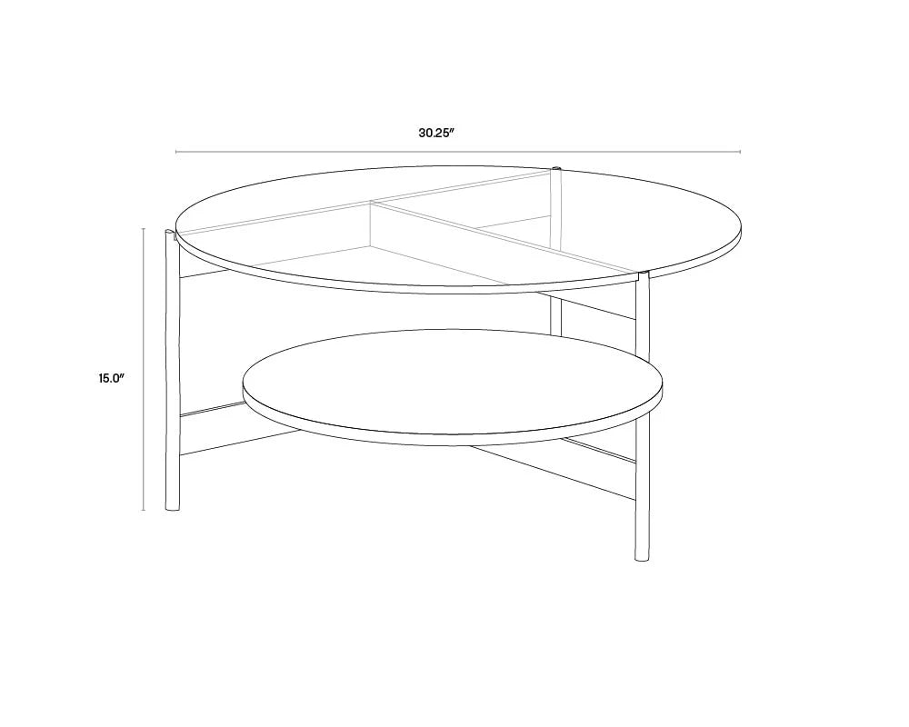 Mikayla Coffee Table | Coffee Table | Derrick Details