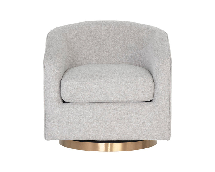 Hazel Swivel Lounge | Lounge Chair | Derrick Details