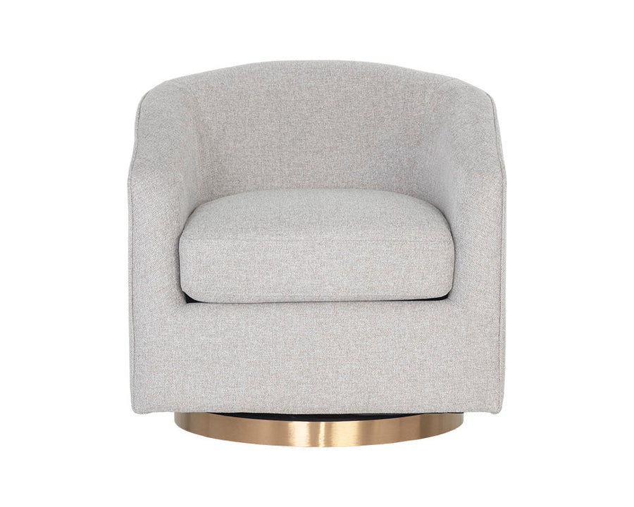 Hazel Swivel Lounge | Lounge Chair | Derrick Details