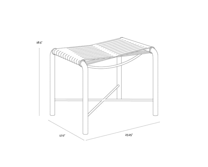 Riz Stool | Dining Stool | Derrick Details