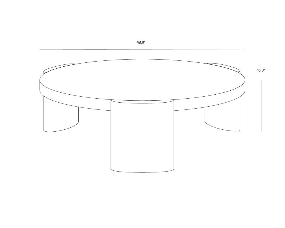 Alouette Coffee Table | Coffee Table | Derrick Details