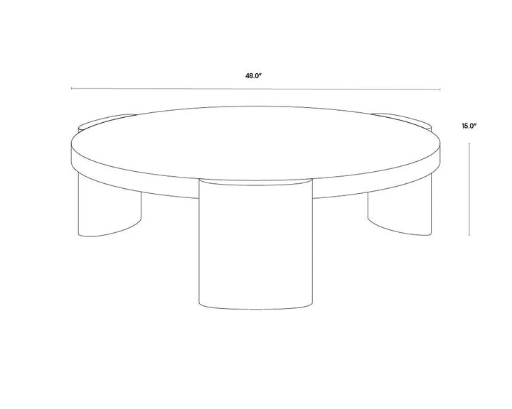 Alouette Coffee Table | Coffee Table | Derrick Details