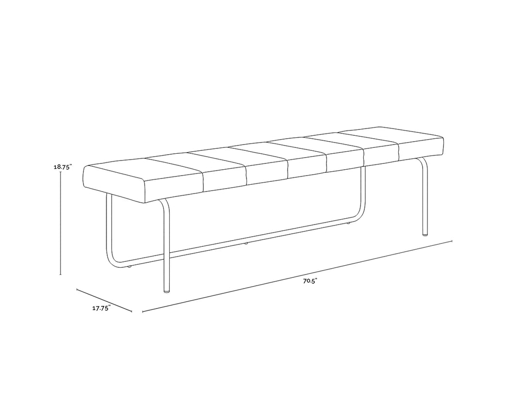 Casimir Bench | Bench | Derrick Details