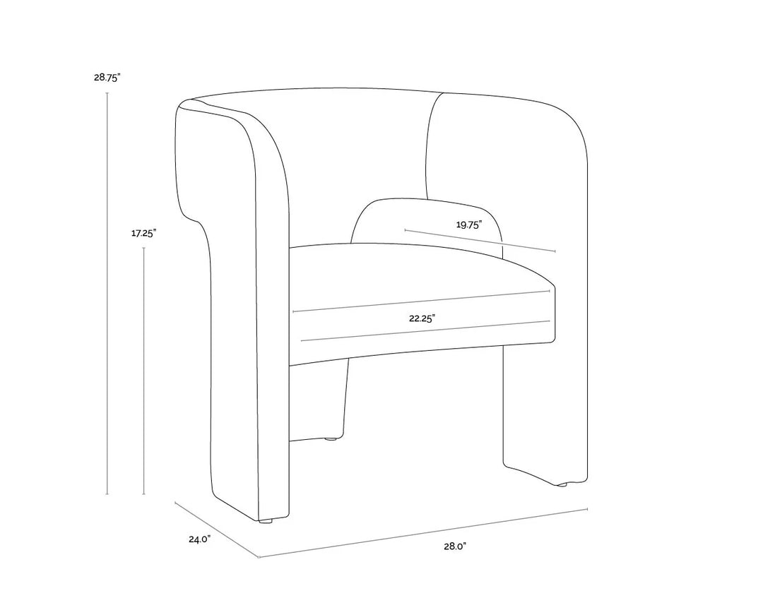 Isidore Lounge Chair | Lounge Chair | Derrick Details