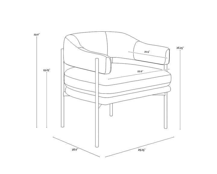 Lola Lounge Chair | Lounge Chair | Derrick Details