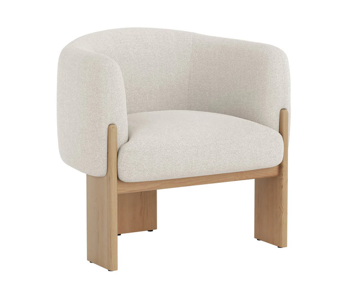 Trine Lounge Chair - Rustic Oak | Lounge Chair | Derrick Details