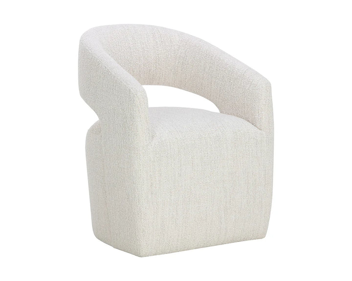 Lloret Wheeled Dining Armchair | Lounge Chair | Derrick Details