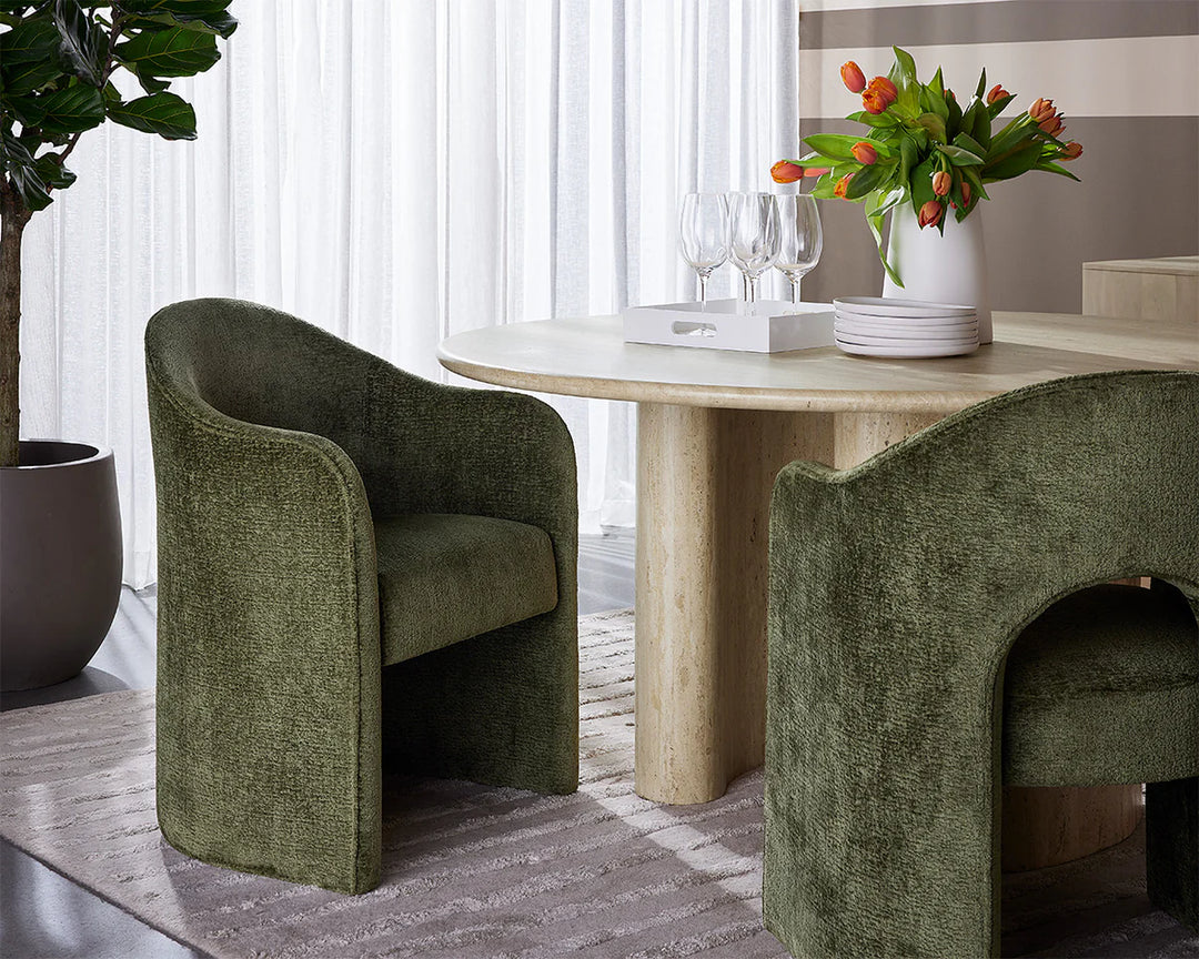 Anaya Dining Armchair | Lounge Chair | Derrick Details