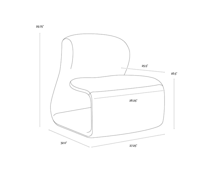 Sophiene Lounge Chair | Lounge Chair | Derrick Details