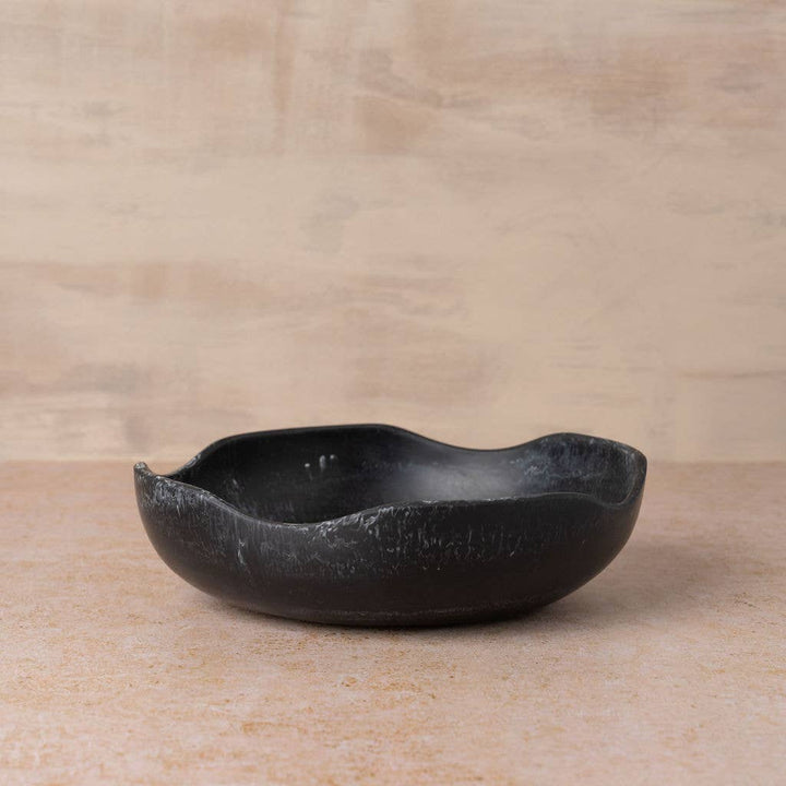 Flow Small Salad Bowl | Ash Black