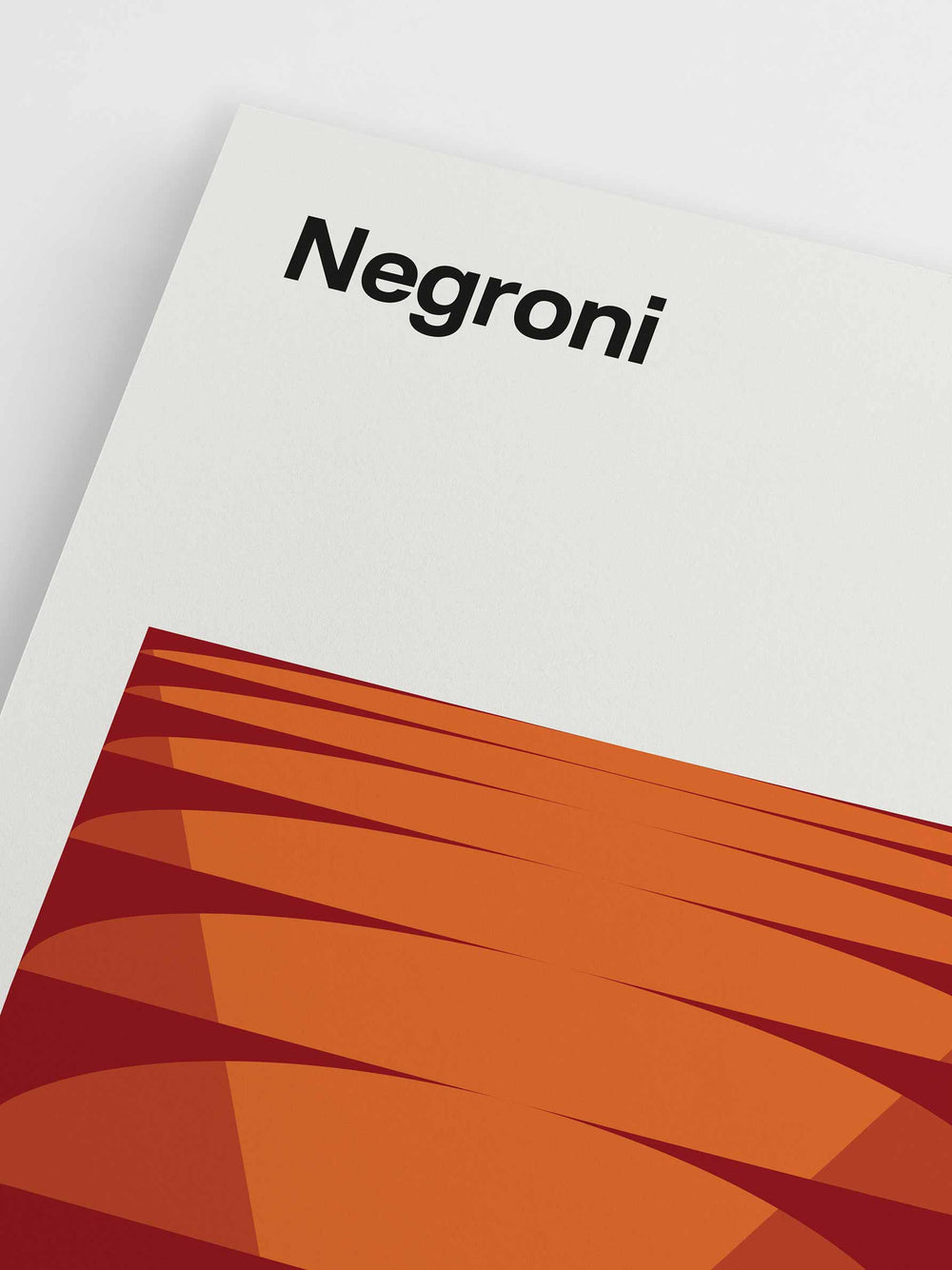 Negroni Poster | Art Print | Derrick Details