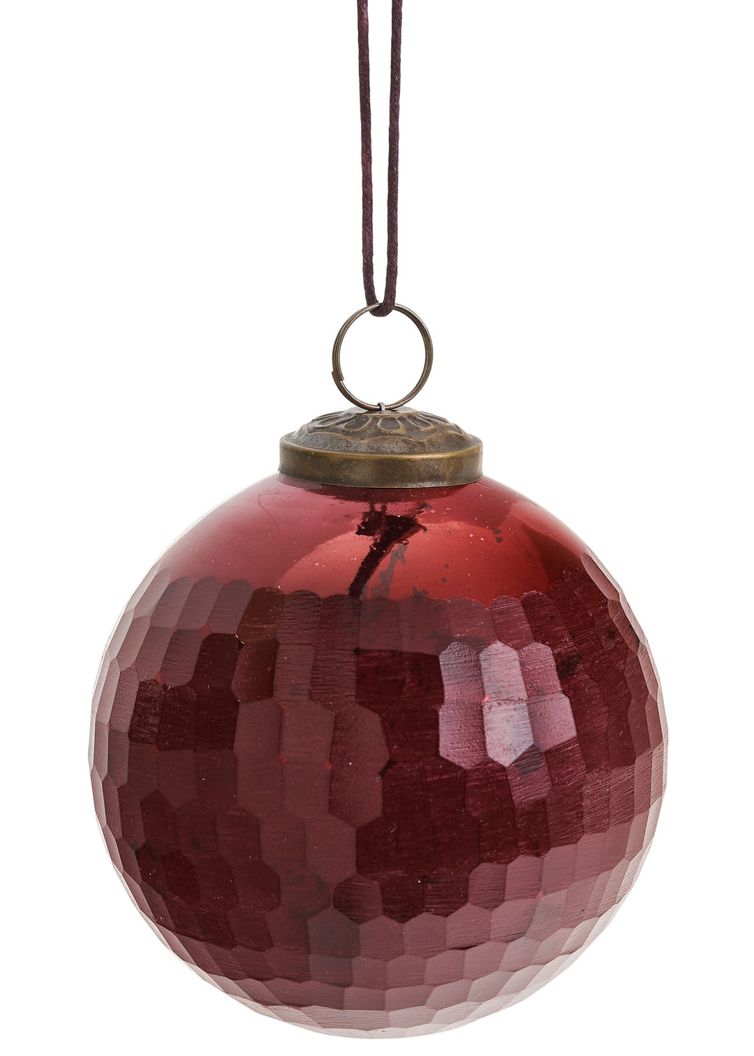 Hammered Glass Ornament