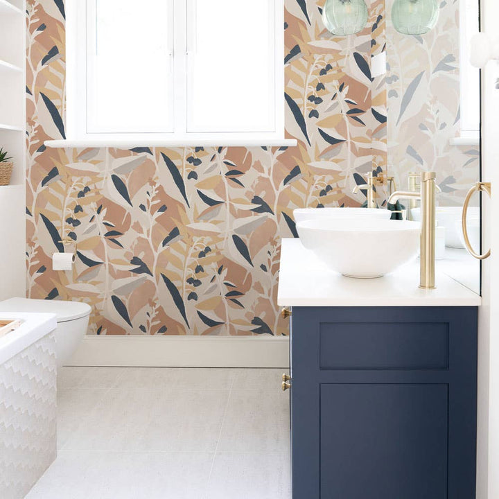 Petite Garden Party Neutral Peel and Stick Wallpaper
