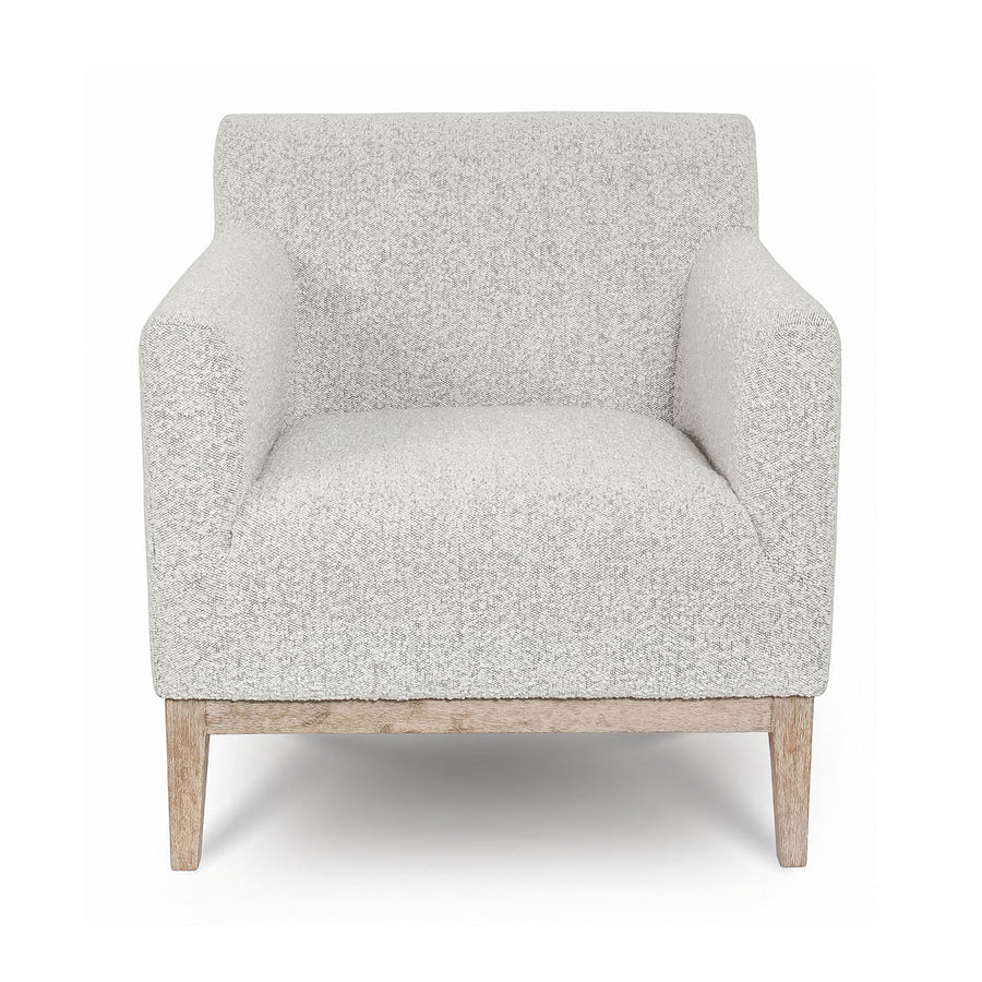 Ezra Chair - Grey Boucle | Lounge Chair | Derrick Details
