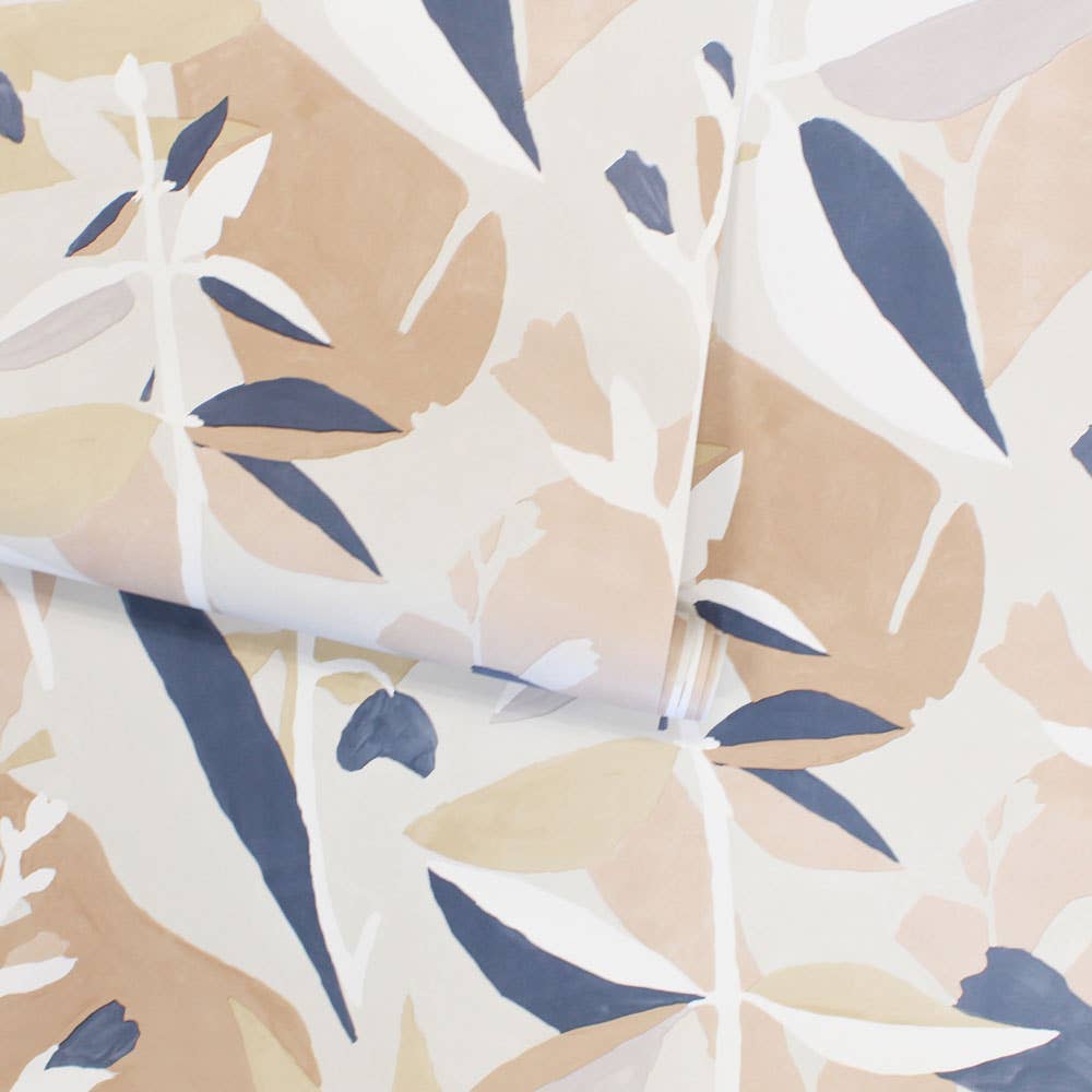 Petite Garden Party Neutral Peel and Stick Wallpaper