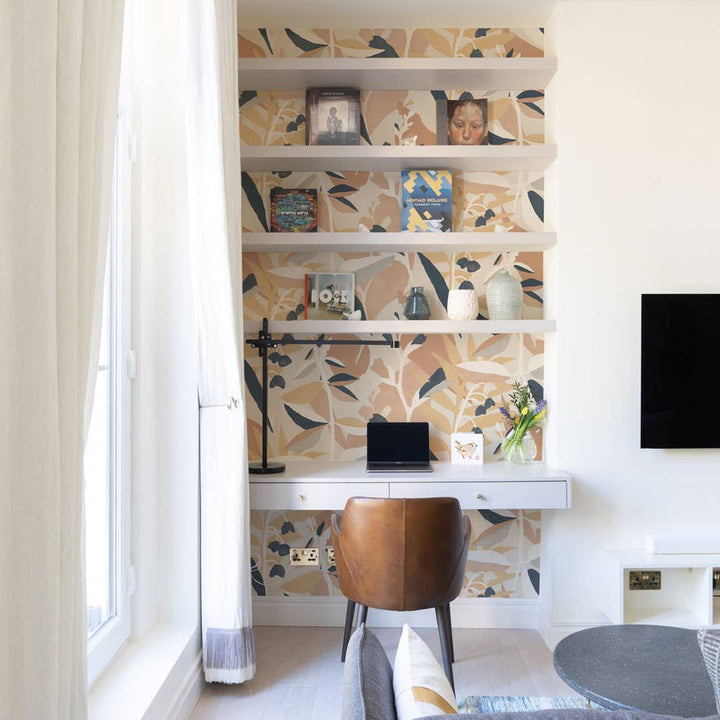 Petite Garden Party Neutral Peel and Stick Wallpaper