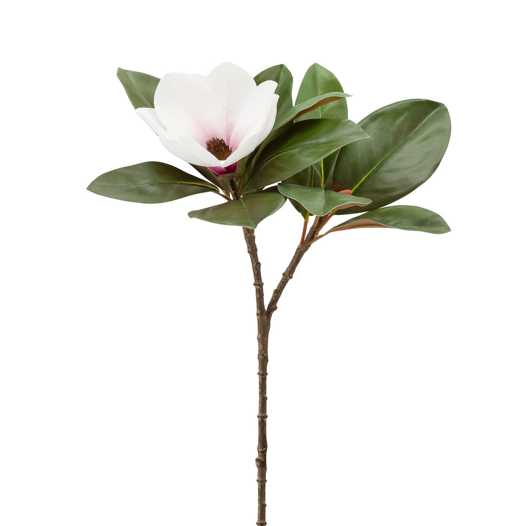 Magnolia Bloom 26" Spray | Faux Plant | Derrick Details