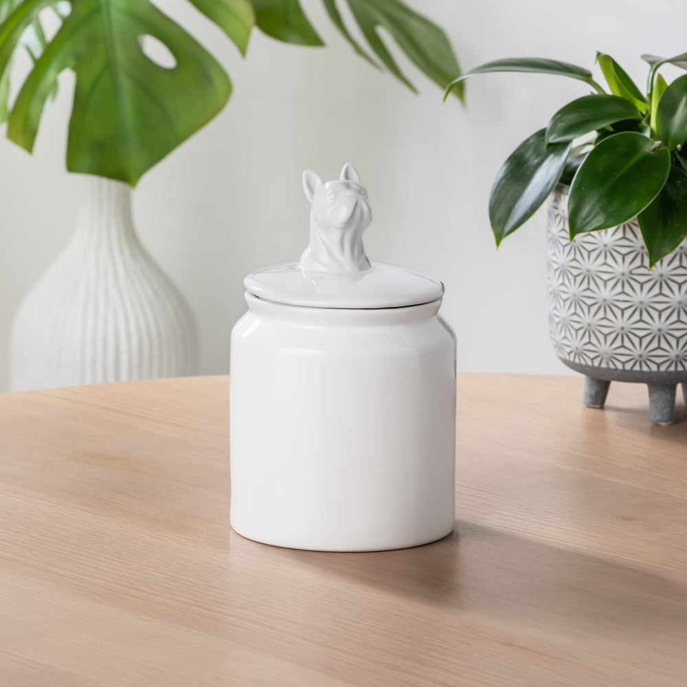 French Bulldog Canister | Décor Canister | Derrick Details
