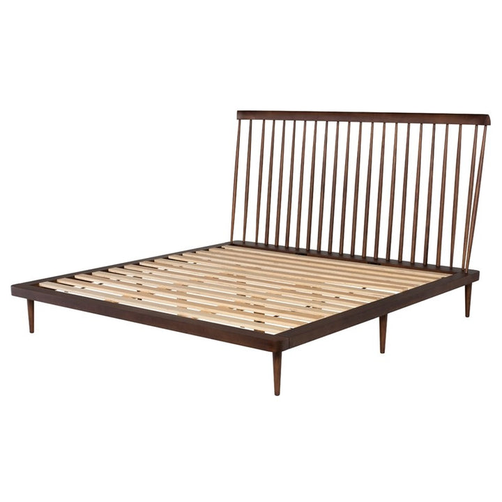 Jessica Walnut Bed | Bed | Derrick Details