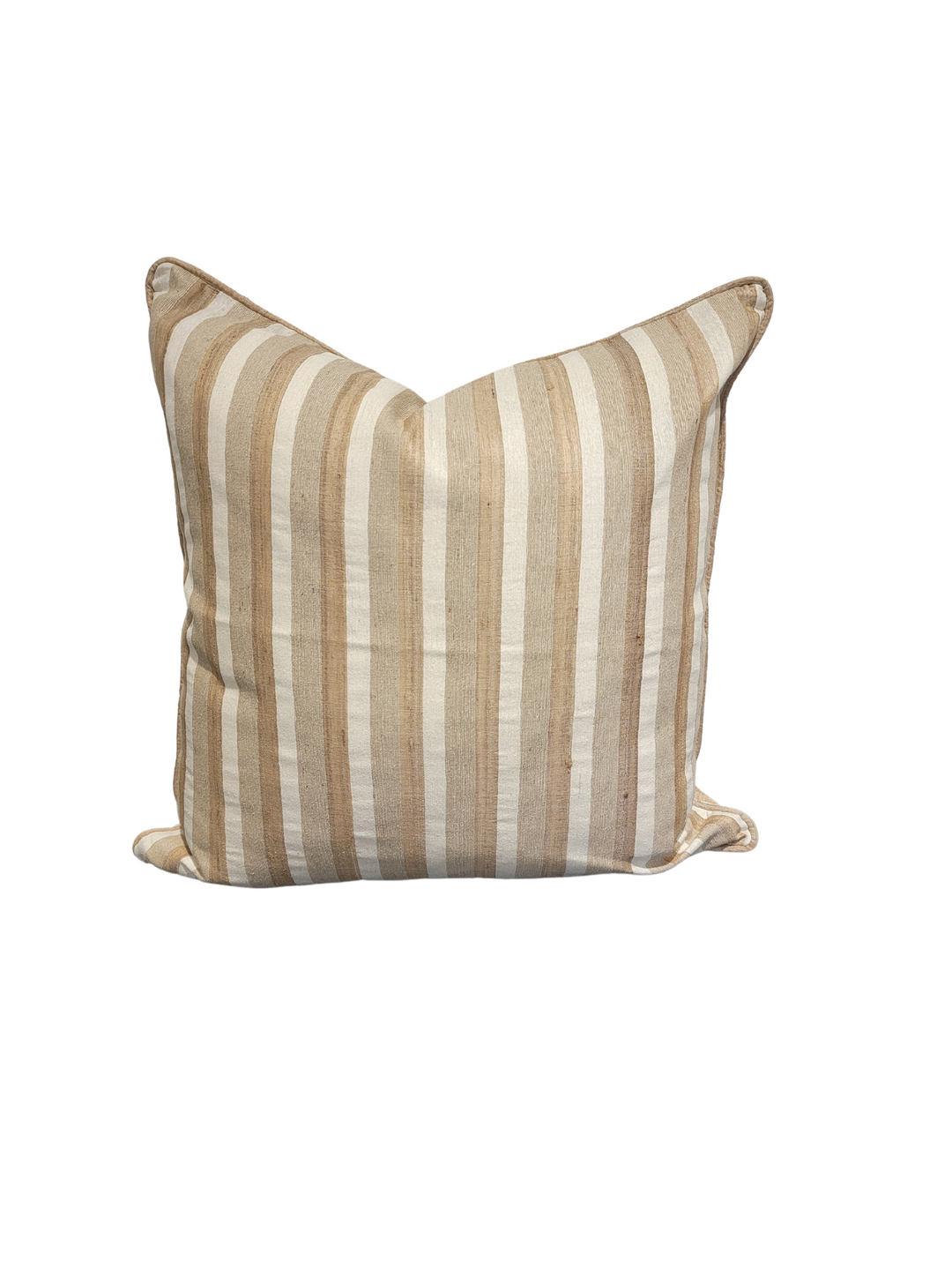 Natural Striped Cushion | Pillow | Derrick Details