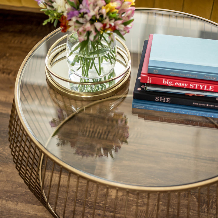 Cyclone Wire Coffee Table | Coffee Table | Derrick Details