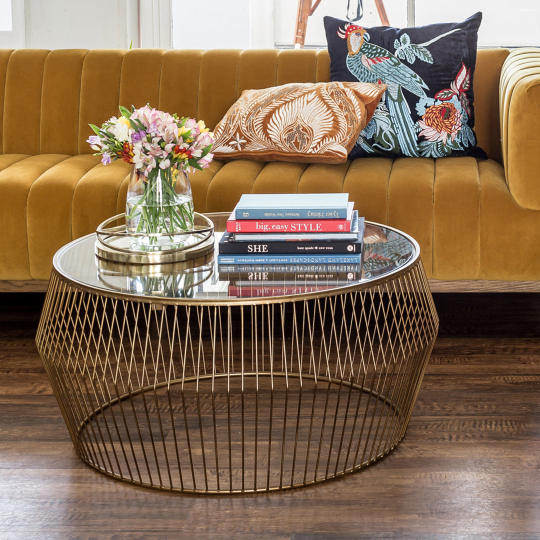 Cyclone Wire Coffee Table | Coffee Table | Derrick Details