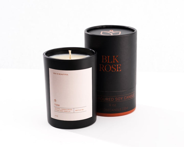Toni Blk Rose Candle | Candle | Derrick Details