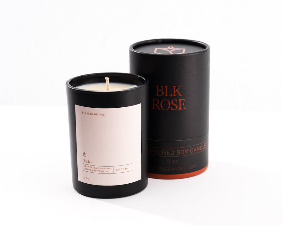 Toni Blk Rose Candle | Candle | Derrick Details